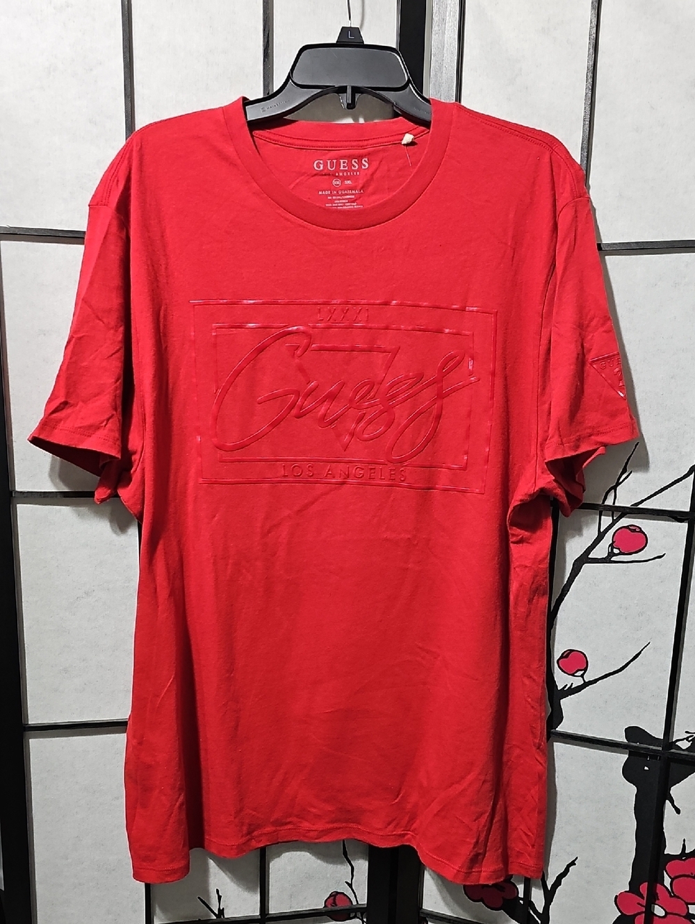 GUESS Men's Red T-Shirt Size XXL‎ NWT